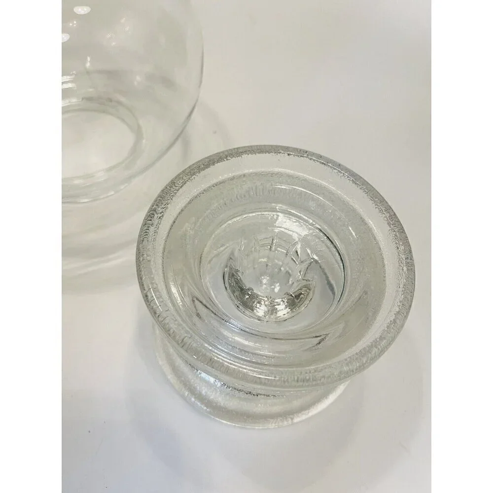 Anchor Hocking Hurricane Candle Holder 8” Taper Pillar Glass Clear Lantern